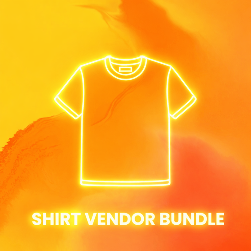 SHIRT VENDOR BUNDLE
